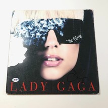 Lady Gaga Signed Vinyl Cover PSA/DNA Album Autographed The Fame - £709.18 GBP