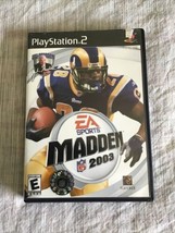 Madden NFL 2003, 4&amp; 5 Sony PlayStation 2)  Complete, Very Good Used - Lot of 3 - £19.72 GBP