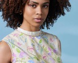 Sasha+Z Floral Printed Crop Top Multi - $106.00