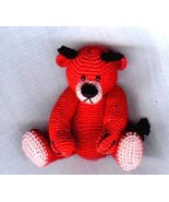 Mini LOVE Devil Bear Miniature Thread CROCHET Pattern Edith Molina Amigu... - $6.99