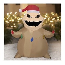 Oogie Boogie with Santa Hat 3.5&#39; Airblown Inflatable Nightmare Before Christmas - £33.55 GBP