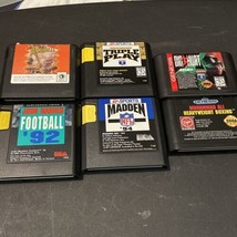 Lot of 6 Sega Genesis Sports Games Madden 94 92, Triple Play, Muhammad Ali,& etc - $18.69