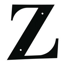 6 Inch Letter Z Small - $10.75