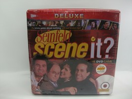 Seinfeld Scene It Trivia Deluxe Metal Tin DVD Board Game Sealed Dents Dings - £18.94 GBP