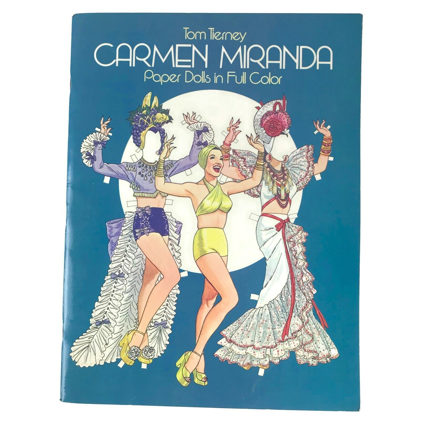 Primary image for Tom Tierney Carmen Miranda Uncut Paper Dolls Vintage 1986 Full Color Made in USA