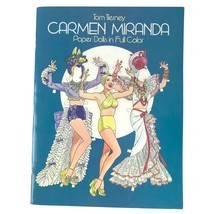 Tom Tierney Carmen Miranda Uncut Paper Dolls Vintage 1986 Full Color Mad... - £10.97 GBP