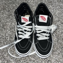 VANS Skateboard Pro Skate Shoes Kids Size 3 Black/White Casual Sneakers VGC - $264.53 MXN