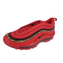 Nike Air Max 97 Red Leopard Print Womens Shoes Red Black BV6113-600 Size 5.5 - £64.10 GBP