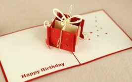 3D Pop-Up Happy Birthday Card, Gift, Present, Greeting Card - £3.97 GBP