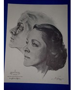 Helen Hayes Academy Award Portrait Print Vintage 1962 Volpe Sin Madelon ... - $227.89 MXN