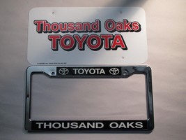 Thousand Oaks Toyota License Plate Frame Dealership Plastic - $17.60