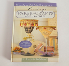 Create with the Designers: Vintage Paper Crafts with Anna Corba, DVD Book  - £2.29 GBP
