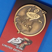 Persona 5 Royal Mona Morgana Cat Emblem Limited Edition Enamel Pin Figure - £13.29 GBP