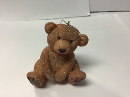 ornament Christmas sparkle brown bear 65511 - $223.01 MXN