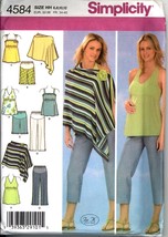 Uncut Size 6 8 10 12 In K Maternity Pants Top Poncho Simplicity 4584 Pat... - $8.99