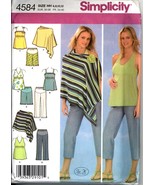 Uncut Size 6 8 10 12 In K Maternity Pants Top Poncho Simplicity 4584 Pattern - £7.18 GBP