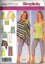 Uncut Size 14 16 18 20 In K Maternity Pants Top Poncho Simplicity 4584 P... - $8.99