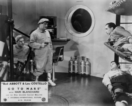Abbott and Costello Go To Mars Bud &amp; Lou in space ship with crew 8x10 inch photo - £7.79 GBP