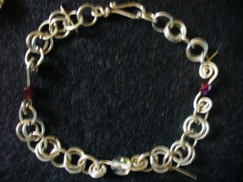 Rings and Swirls Sterling Silver Bracelet - £11.98 GBP