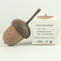 Acorn Tea Infuser Herbal Filter Hot Tea Silicone Novelty Squirrel Kitchen Tool image 4