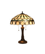 Chloe Lighting Claude Tiffany-Style 2 Light Victorian Table Lamp - 17 in... - $292.41 CAD