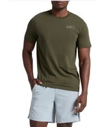 Puma Mens T-Shirt Green Crewneck Short Sleeves Tagless Logo Lightweight ... - $45.26 CAD