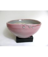 Red Salt Fired Triangular Porcelain Bowl  RKC040 - £19.98 GBP