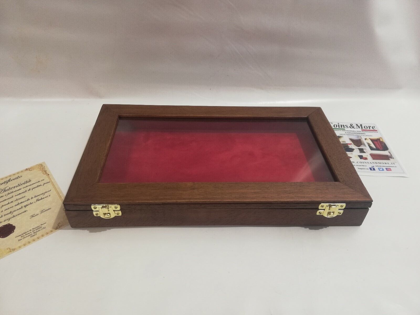 Primary image for Box Exhibitor IN Wood for Knives Wood Display Case For Knives-
show original ...