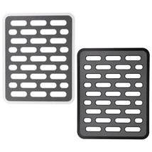 Set Of 2 Non Slip Sink Mat, 12.1x9.6 in.  Colors To Choose - $9.99