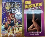 Richard Simmons Disco Sweat and Bun Busters Legs VHS 2 tapes Goodtimes V... - $6.52