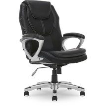 Serta Executive Office Padded Arms, Adjustable Ergonomic Gaming Desk Chair with  - £247.78 GBP
