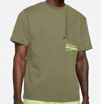 Nike Jordan 23 Engineered Zip Pocket Men Casual Green T Shirt DM3215 222 Size XL - £35.96 GBP