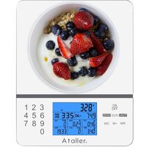 Multi-Functional Food Scale: Digital Scale w/ Calorie Calculator &amp; LCD D... - $42.52