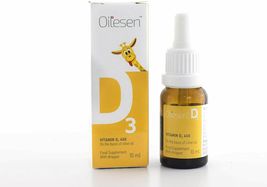 3 PACK  OILESEN Vitamin D3 400 Drops for Babies from Birth (Vegetarian) - £39.61 GBP