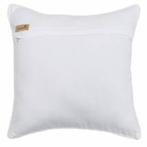 16&quot;x16&quot; Embroidered Tribal Pearl Grey Cotton Pillow For Couch - Tribal Move - £31.19 GBP+