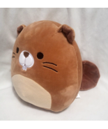 Squishmallows 8&quot; Chip The Brown Beaver Plush Stuffed Animal Kellytoy - £11.80 GBP