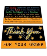 for Amazon Seller Thank You Cards Notes Positive Review Request - $8.95 - $69.95