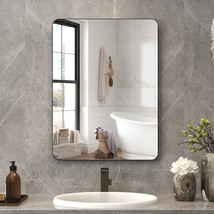Black Mirror For Bathroom Mirrors For Vanity, 24"X 32" Black Vanity Mirror Bathr - £87.86 GBP