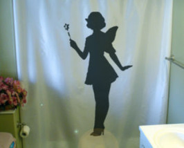Shower Curtain fairy wand wing star magic mythology - £55.94 GBP