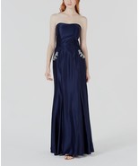 Blondie Nites Womens Juniors Blue  Sweetheart Neck Evening Gown Pockets ... - $77.81 CAD