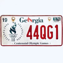 1996 Georgia Centennial Olympic Games Passenger License Plate 44QG1 - £17.89 GBP