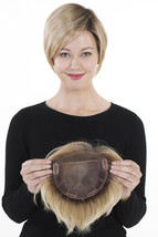 Lace Front Monotopper 6 Topper By Belle Tress, 6&quot; Short &amp; Straight All Colors New - £239.60 GBP