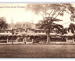 Queen&#39;s Park Hotel Trinidad Bwi Unp Davidson &amp; Todd DB Cartolina - £7.32 GBP