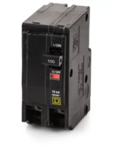 SQUARE D QO2100 Circuit Breaker,100A,Plug In,120/240V,2P - $116.88