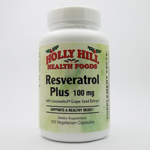 Holly Hill Health Foods, Resveratrol Plus 100 MG, 120 Vegetarian Capsules - £29.14 GBP