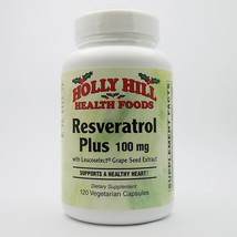 Holly Hill Health Foods, Resveratrol Plus 100 MG, 120 Vegetarian Capsules - $36.85