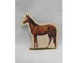 Vintage Brown Horse Diecut Art Print - £37.16 GBP