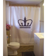 Shower Curtain royal crown king queen monarch prince - £55.94 GBP