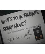 Scream Signed Film Quote Autograph Inspirational &quot;What&#39;s your fav scary ... - $14.99