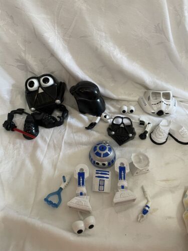 Primary image for Star Wars Mr Potato Head Parts Set Lot  R2-D2, Darth Vader Storm Trooper Figure